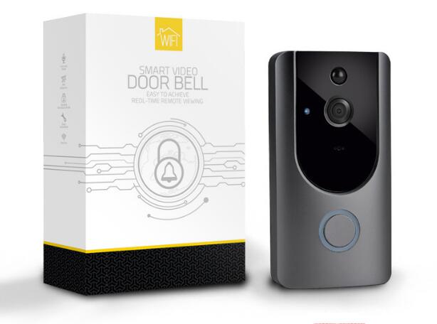 Visual intelligent doorbell intercom home alarm wifi mobile phone remote electronic cat eyes